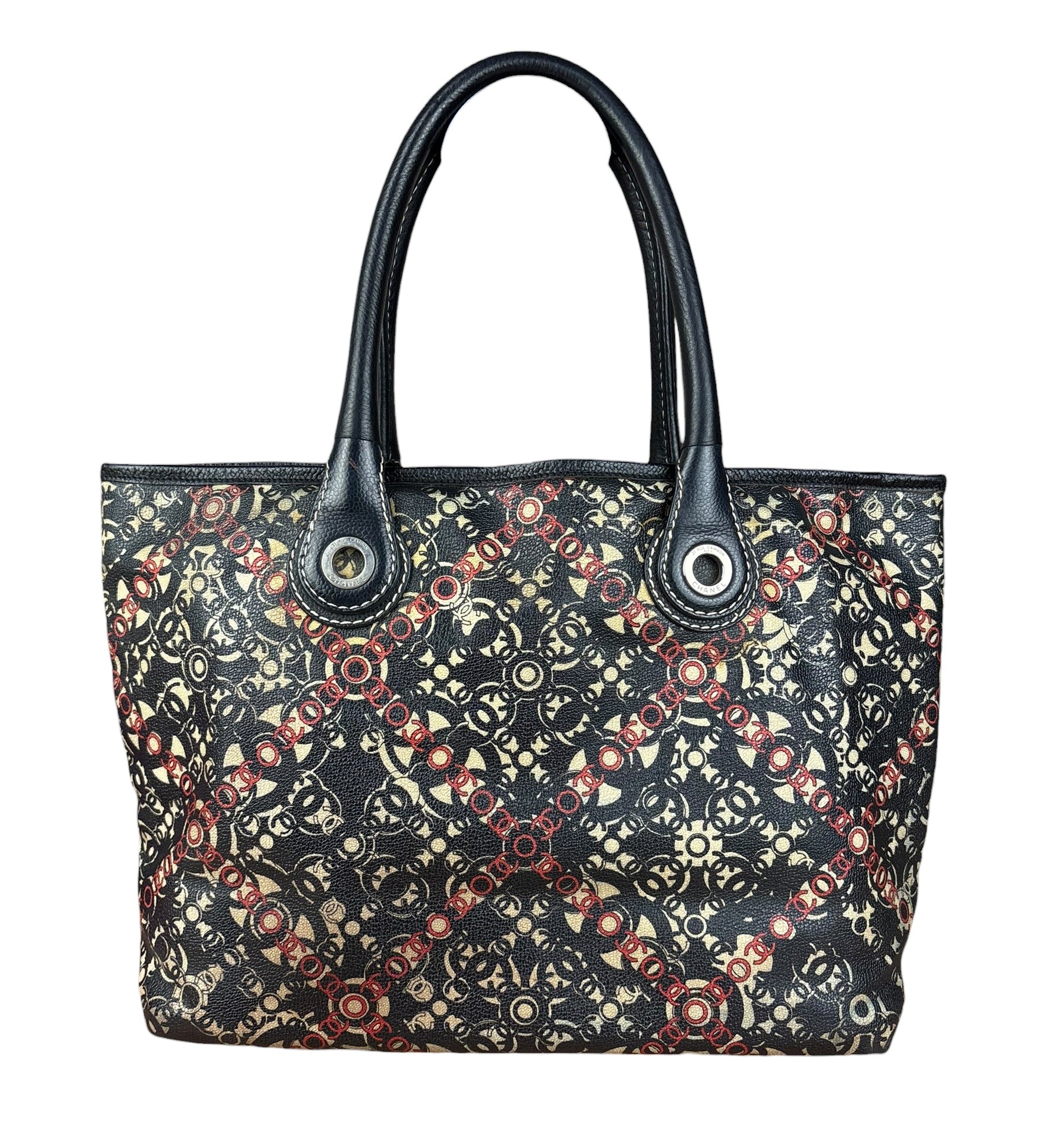 Chanel Multicolor CC Optic Coco Tote 2006