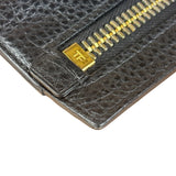 Tom Ford Black Leather Alix Clutch