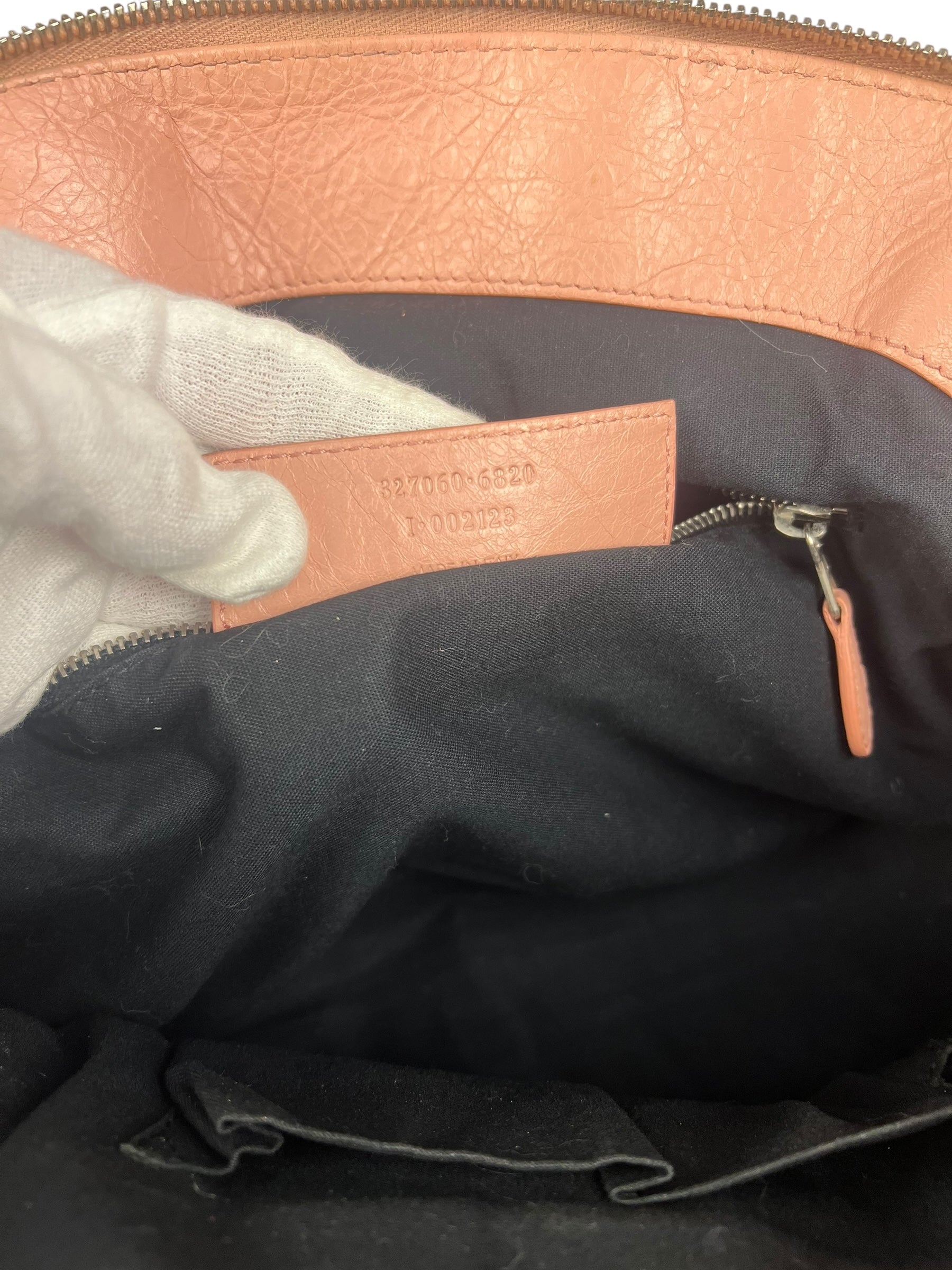 Balenciaga Pink Moto Leather Dome 2Way City Bag