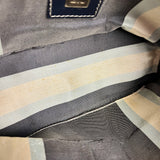Fendi Vintage Navy Wave Buckle Pochette