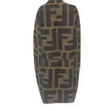 Fendi Leather Trim Zucca Pochette
