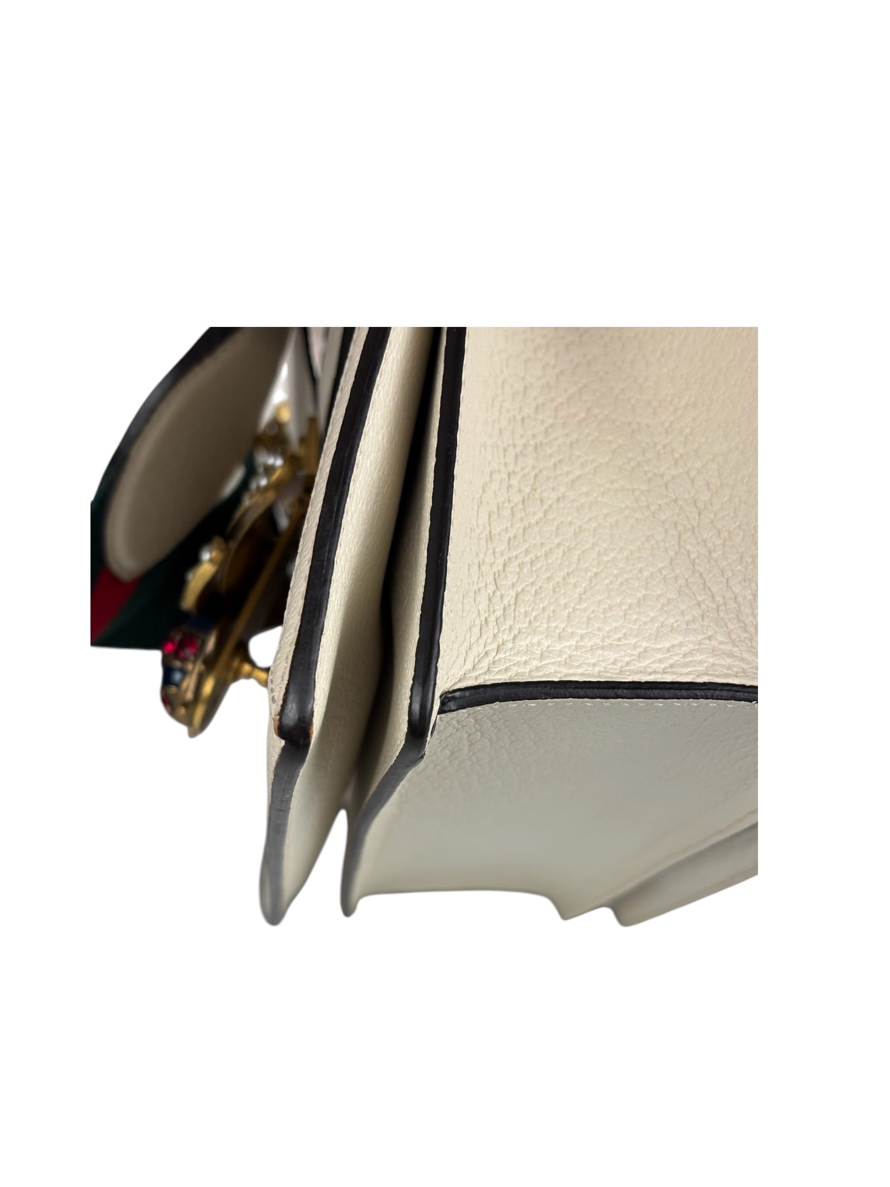 Gucci Leather Queen Margaret Small GG Top Handle Two-Way Bag