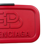 Balenciaga Lunch Box Logo Clutch