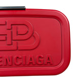 Balenciaga Lunch Box Logo Clutch