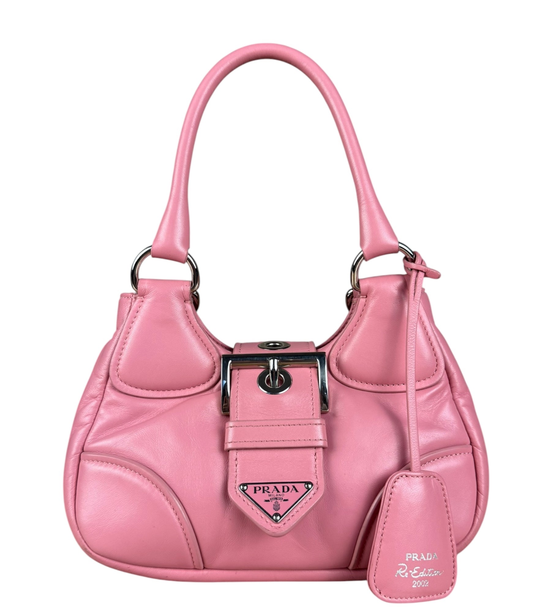 Prada Re-Edition 2002 Moon Bag Pink