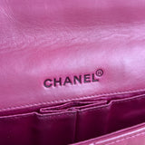 Chanel Pink CC 2002 Chocolate Bar Chain Flap