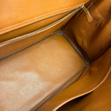 Hermes Birkin 35 Ostrich Leather Handbag Gold Hardware