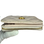 Versace Pink Leather Medusa Quilted Bifold Wallet