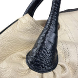 Fendi Off-White Grained Leather Spy Shoulder Bag