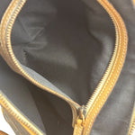 Gucci Vintage Black GG Horsebit Shoulder Bag