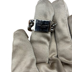 Yves Saint Laurent ID Plaque Chain Link Ring