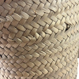 Versace Leather Trim Basket Bag