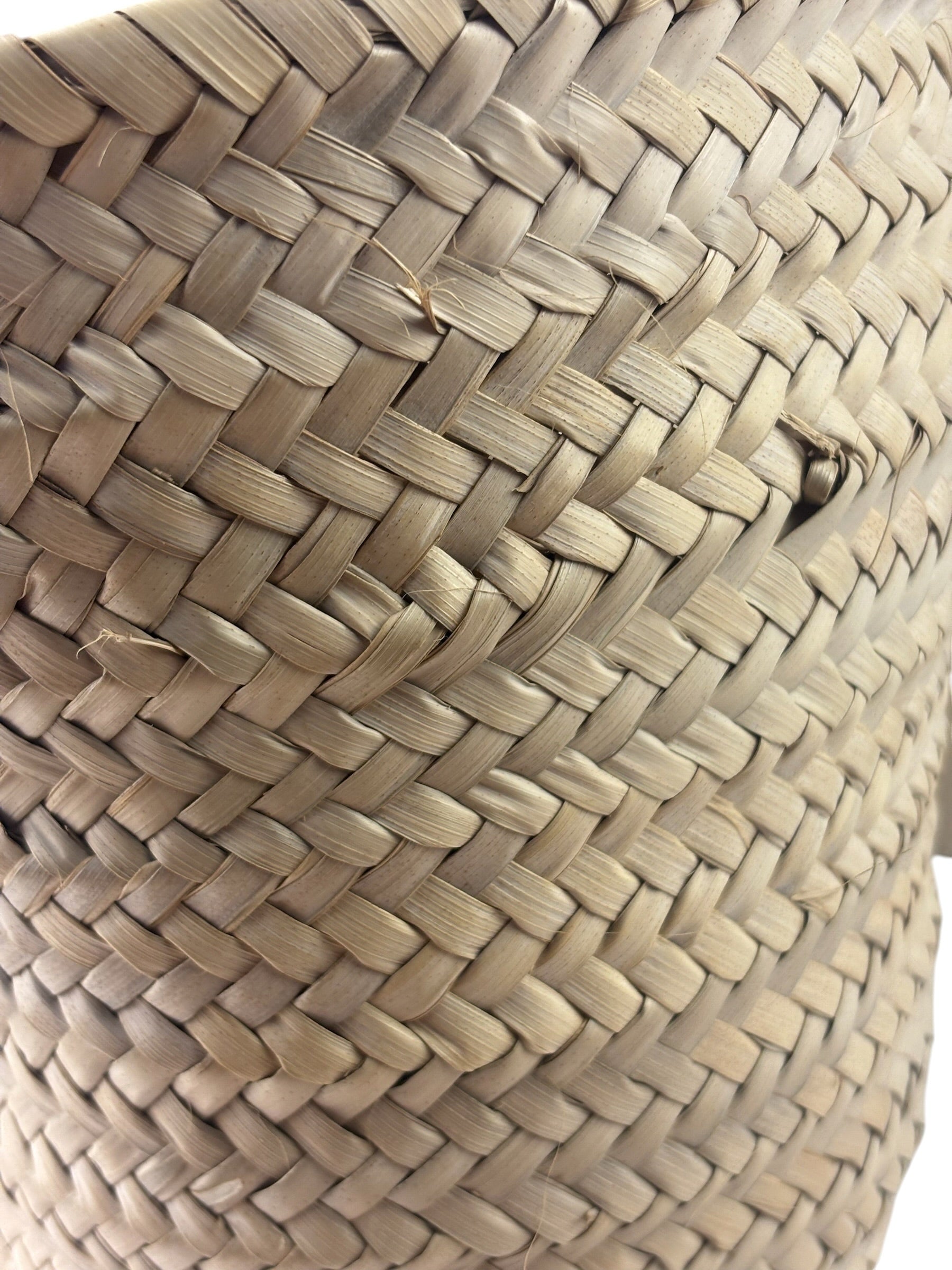 Versace Leather Trim Basket Bag