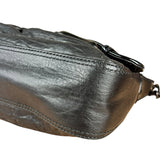 Fendi Black Patent Buckle Leather Shoulder Bag