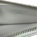 Louis Vuitton White Leather Ski Double Card Holder