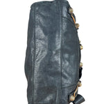 Balenciaga Black Leather Giant Gold City Two-Way Bag 21