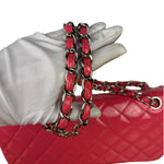 Chanel Pink Patent Leather Double Flap Bag 2012