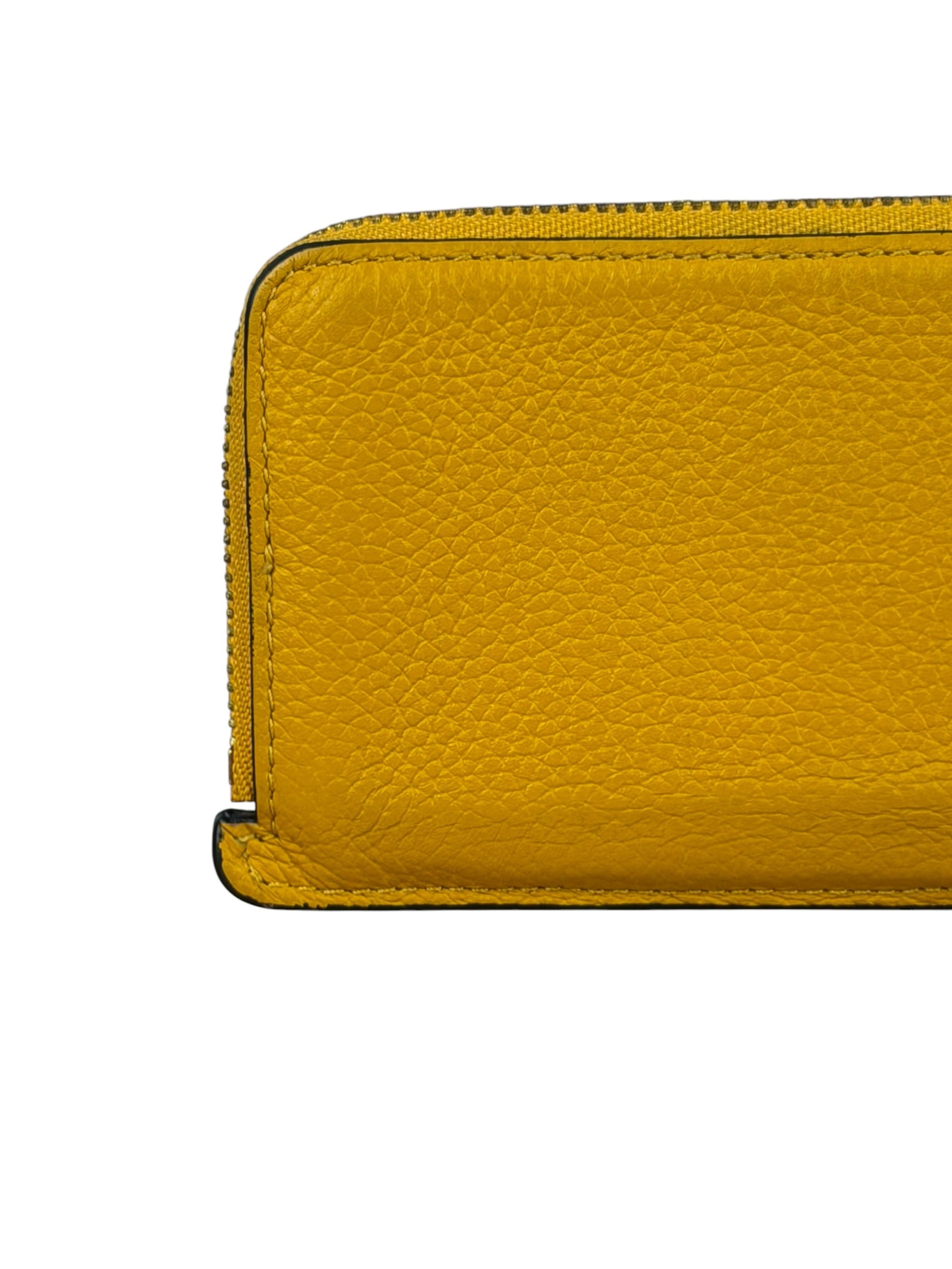 Loewe Honey Yellow/Sunflower Leather Bicolor Card Holder