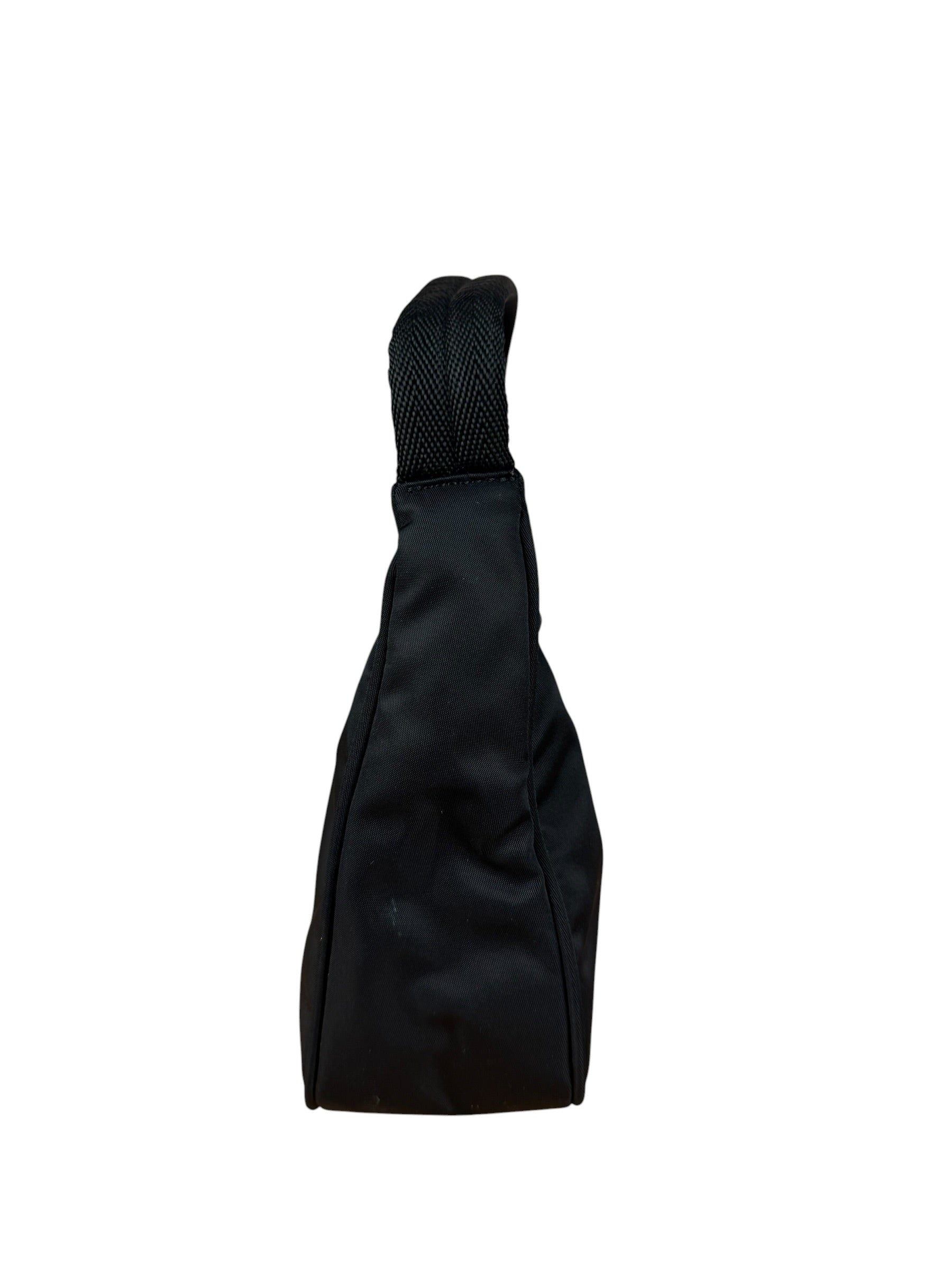 Prada Vintage Black Nylon Pochette