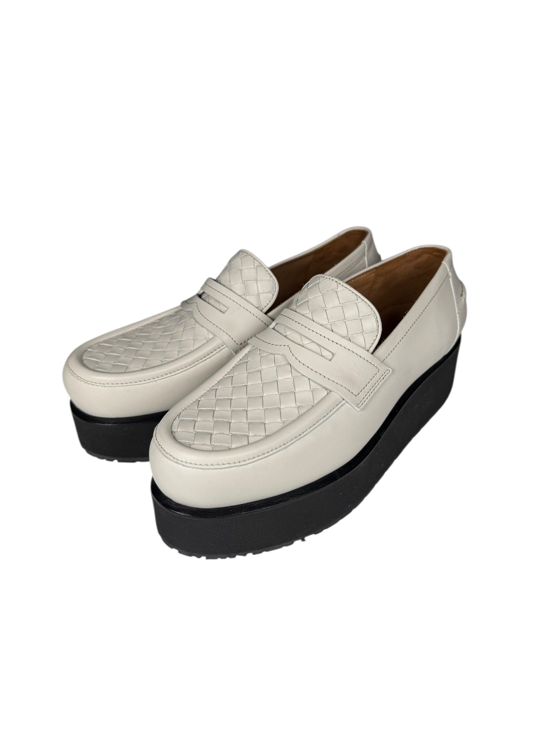 Bottega Veneta Intrecciato Platform Loafers
