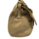 Fendi Beige Leather Mamma Baguette