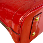 Louis Vuitton Red Vernis Alma BB Handbag