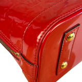Louis Vuitton Red Vernis Alma BB Handbag