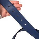 Gucci Navy Monogram GG Belt