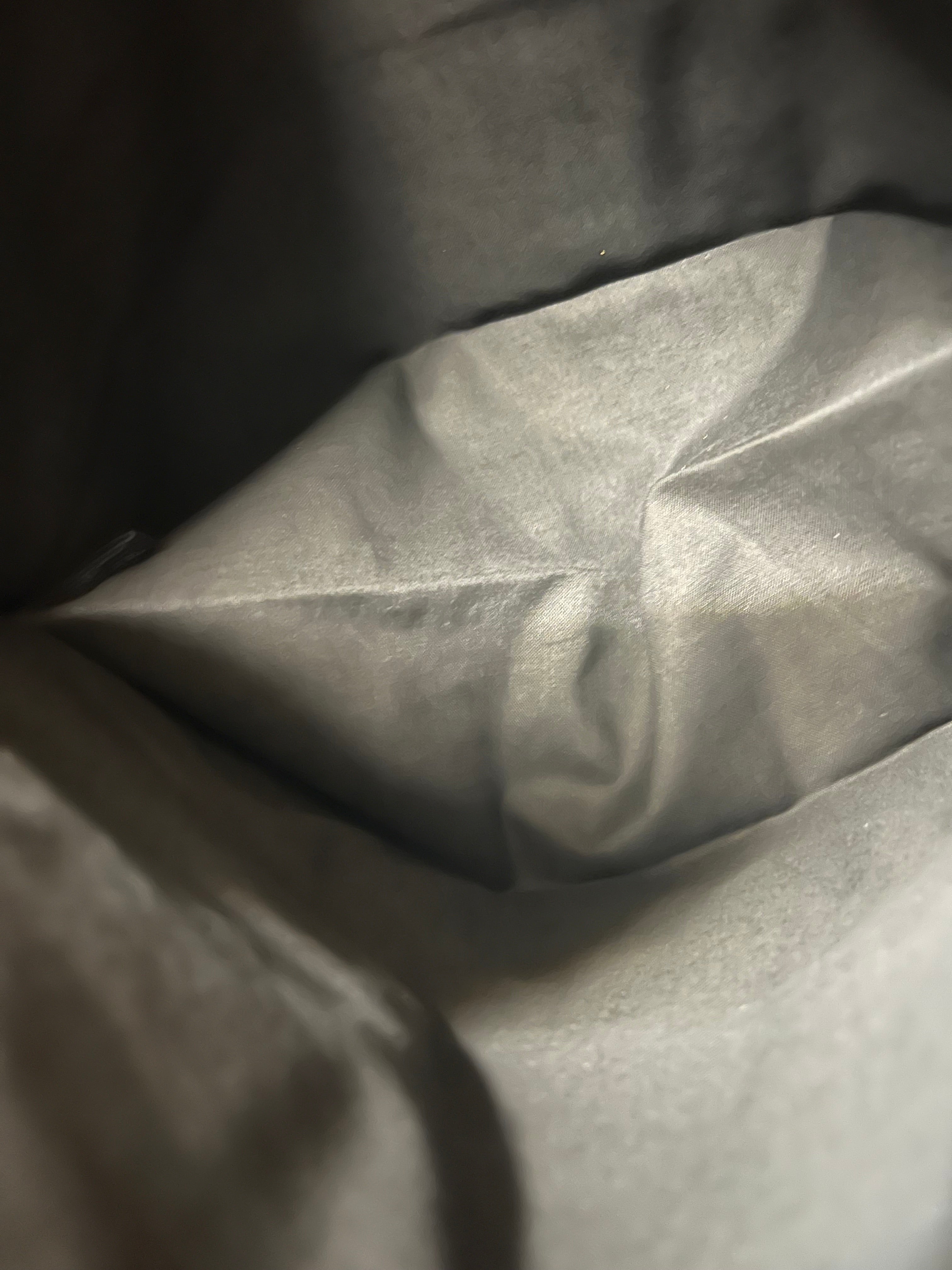 Chanel Beauty Black Canvas Spell-Out Zip Pouch