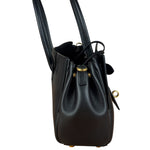 Balenciaga Black Leather Mini Bel Air Carry All Two-Way Bag