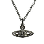 Vivienne Westwood Silver Toned Bas Relief Pendant Necklace