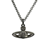 Vivienne Westwood Silver Toned Bas Relief Pendant Necklace