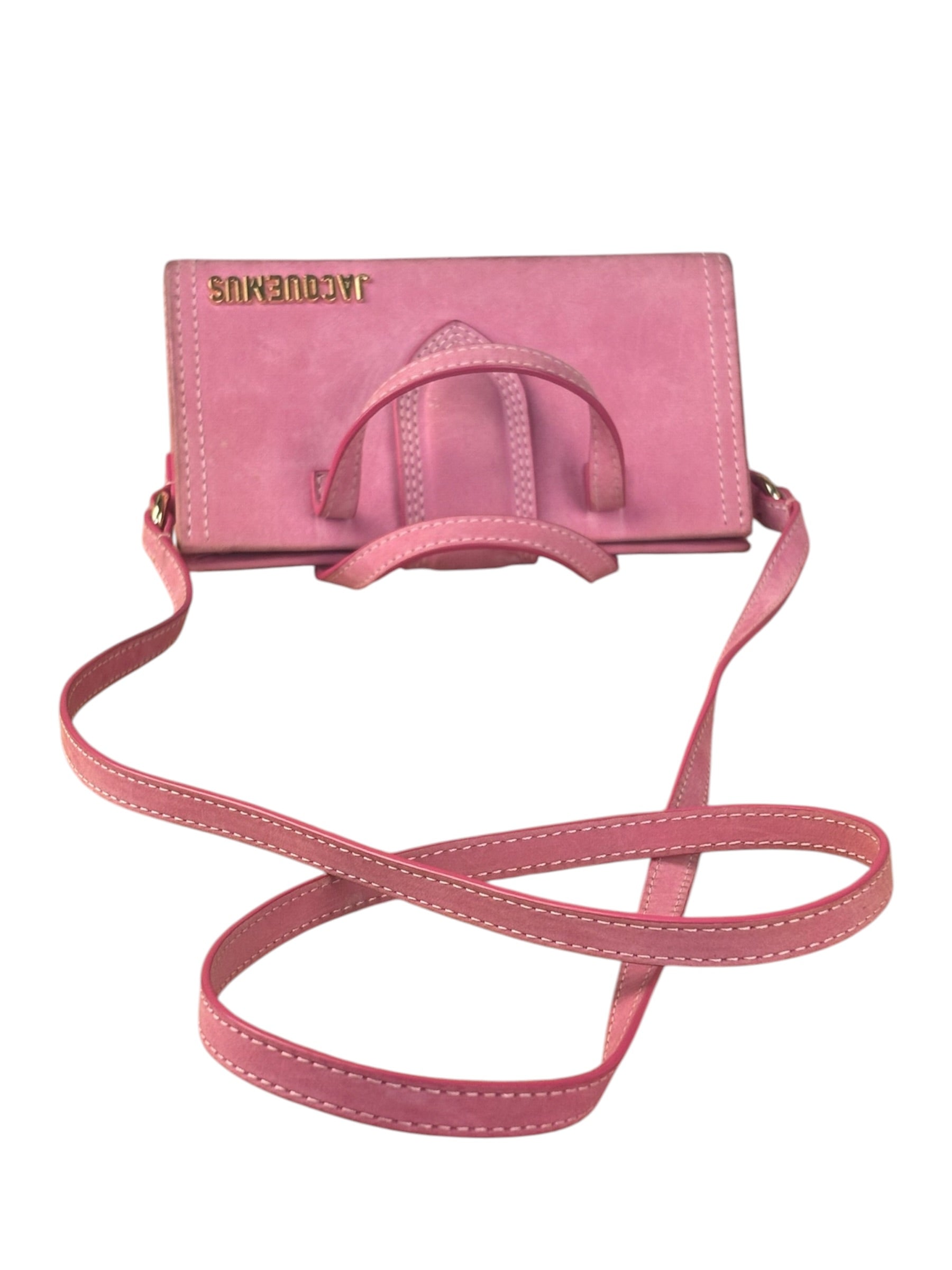 Jacquemus Pink Nubuck Le Porte Hand/Shoulder Bag