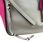Loewe Pink/White Leather M Hammock Bag