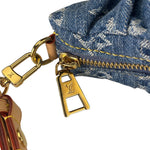 Louis Vuitton Blue Denim/Leather Trim Pochette