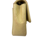 Chanel Vintage Beige Clair Quilted Leather Classic Flap Bag 2004