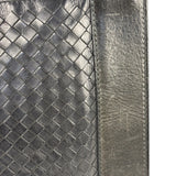 Bottega Veneta Black Intrecciato Zip Pouch