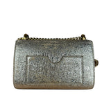 Gucci Gold Metallic Padlock Small Chain Shoulder Bag