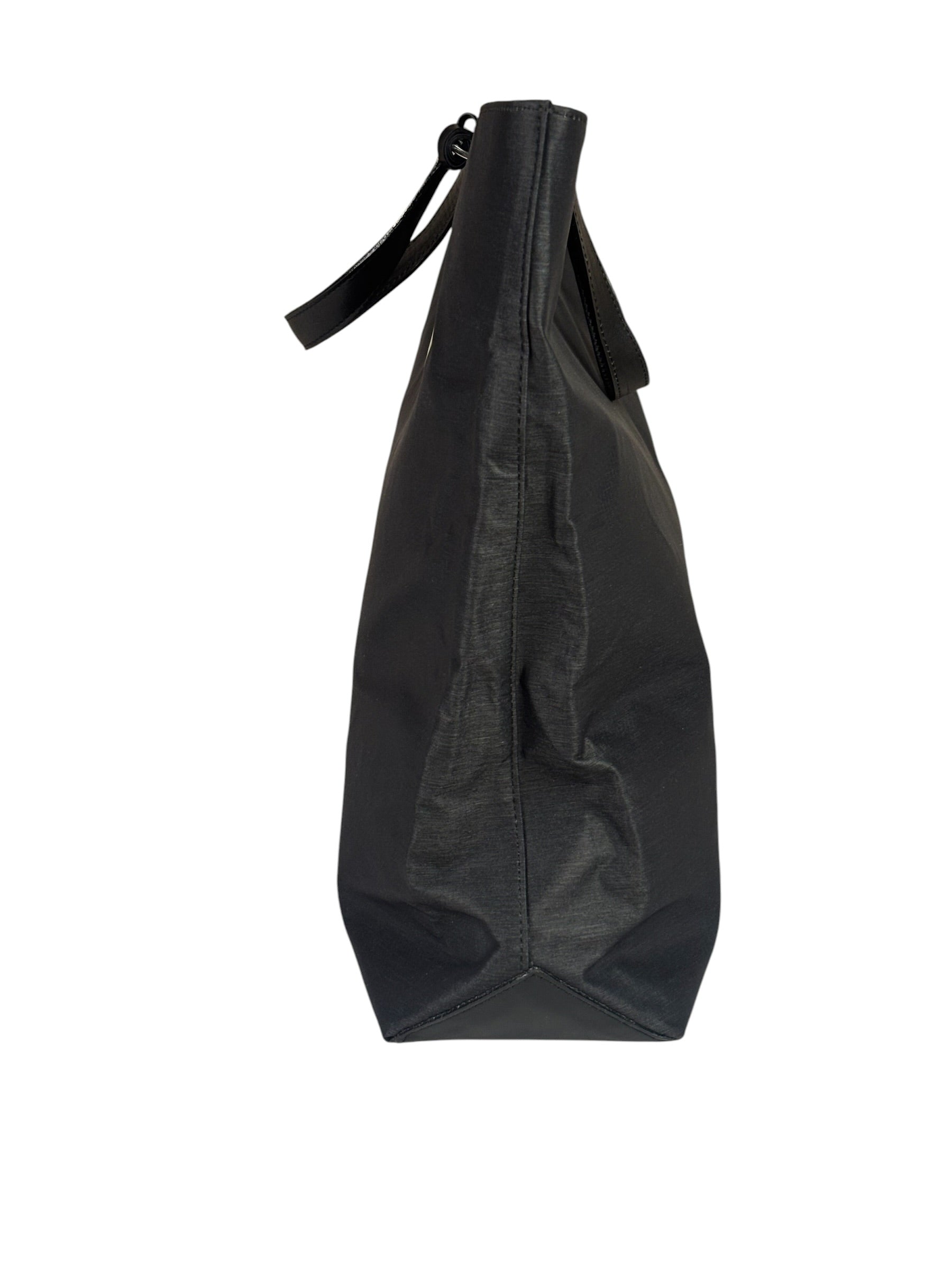 Burberry Grey Nylon/Leather Trim Tote