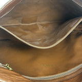Chanel Brown Quilted Leather Flap Chain Messenger Bag