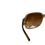Gucci Vintage Gold Square Frame Sunglasses