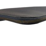 Coach Navy Pebbled Leather Laptop Case