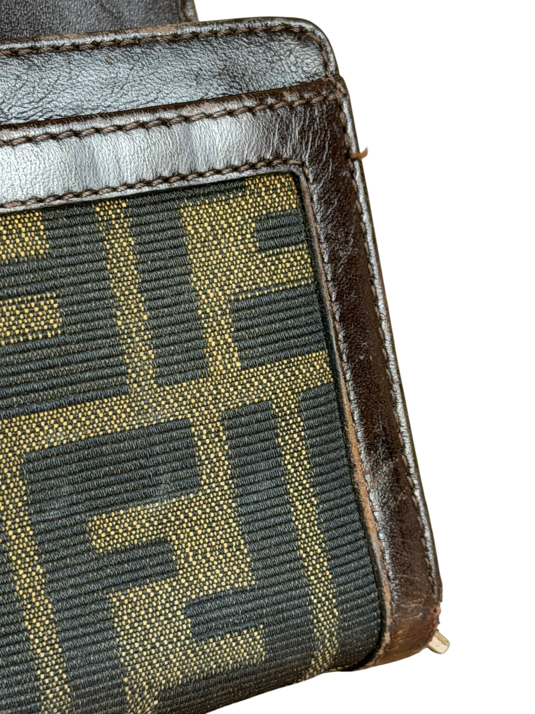 Fendi Zucca Monogram Canvas Trifold Wallet
