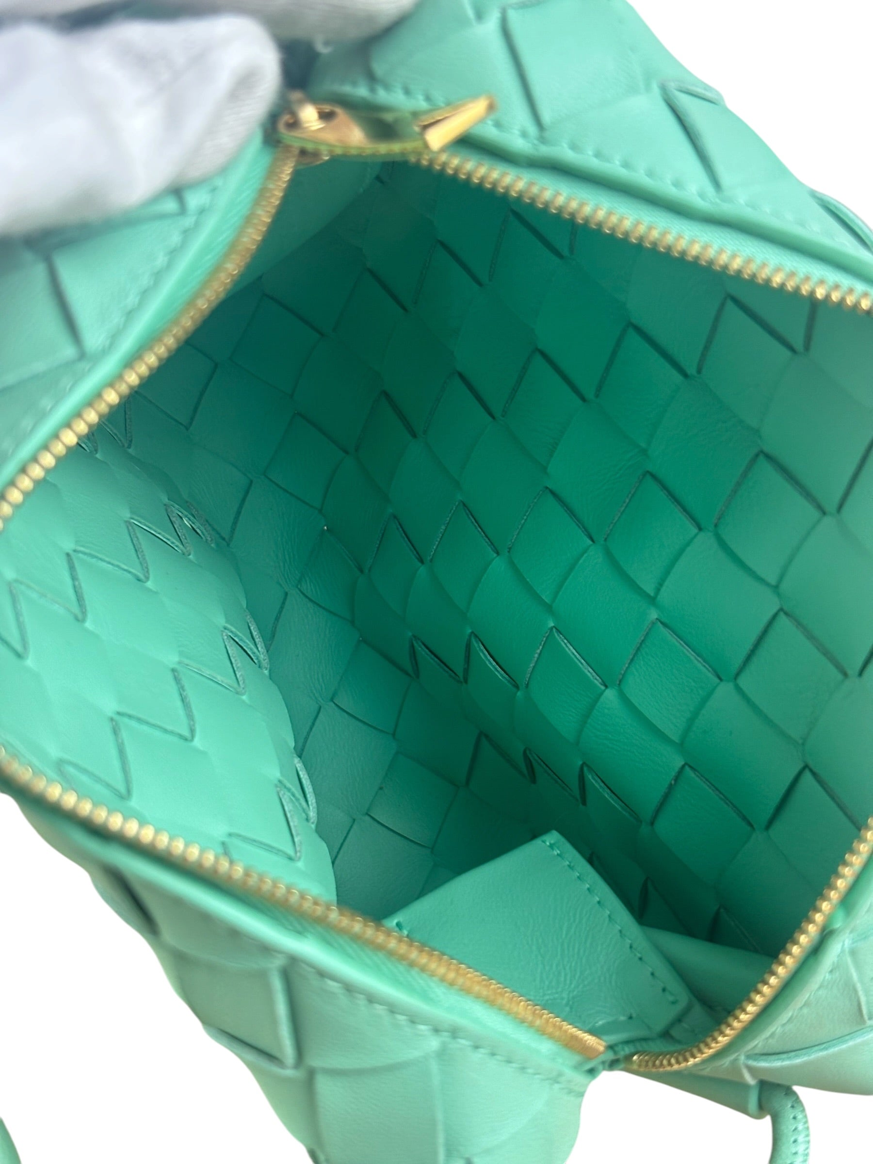 Bottega Veneta Mint Mini Loop Camera Bag