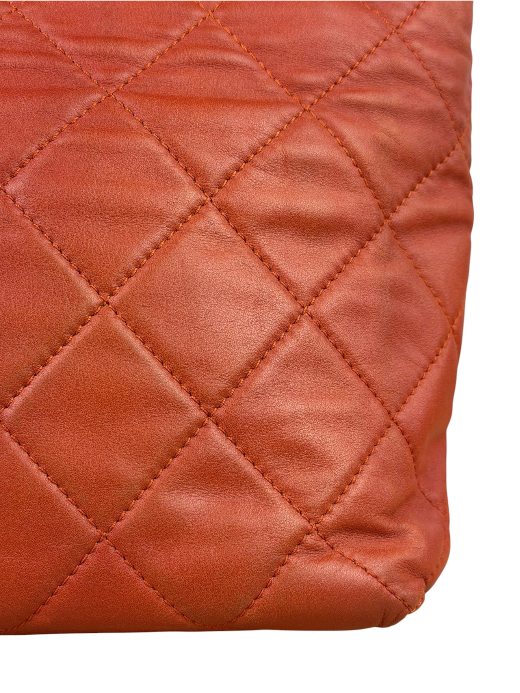 Chanel Quilted Lambskin In The Business North/South Tote 2010