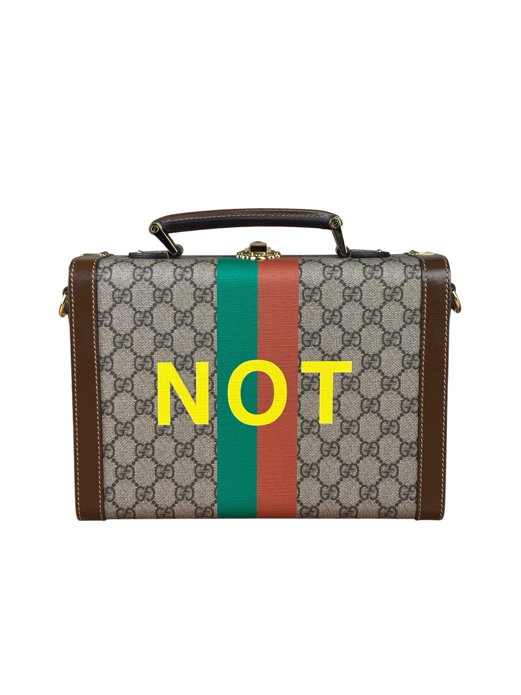 Gucci GG Supreme Fake/Not Savoy Beauty Case Crossbody