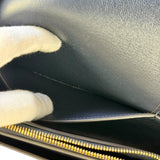 Celine Navy Blue/Burgundy Medium Frame Shoulder Bag