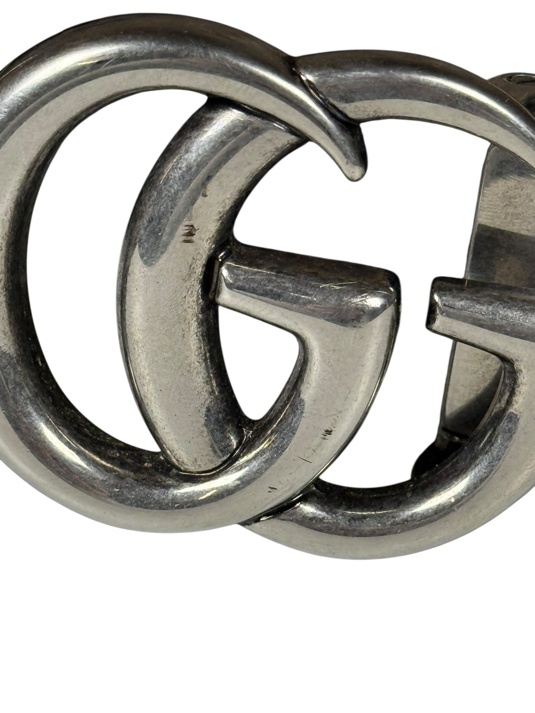 Gucci Belt Reversible Black GG Supreme/Black Silver Hardware