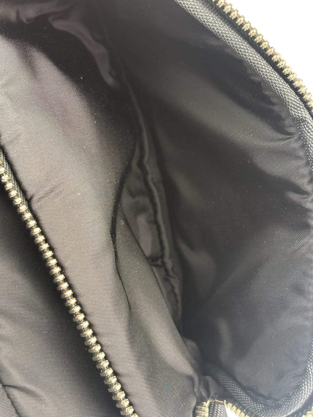 Prada Green/Black Tessuto Nylon Multi-Pocket Vanity Bag