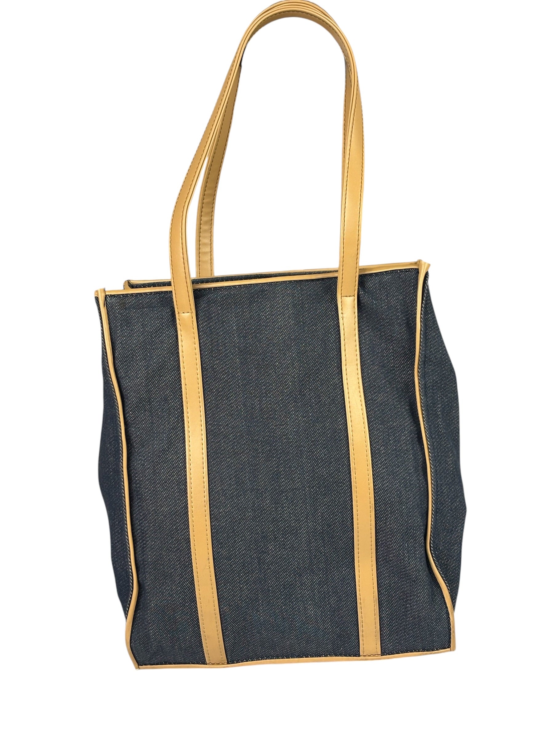 Christian Dior Beauty Parfums Denim/Leather Tote